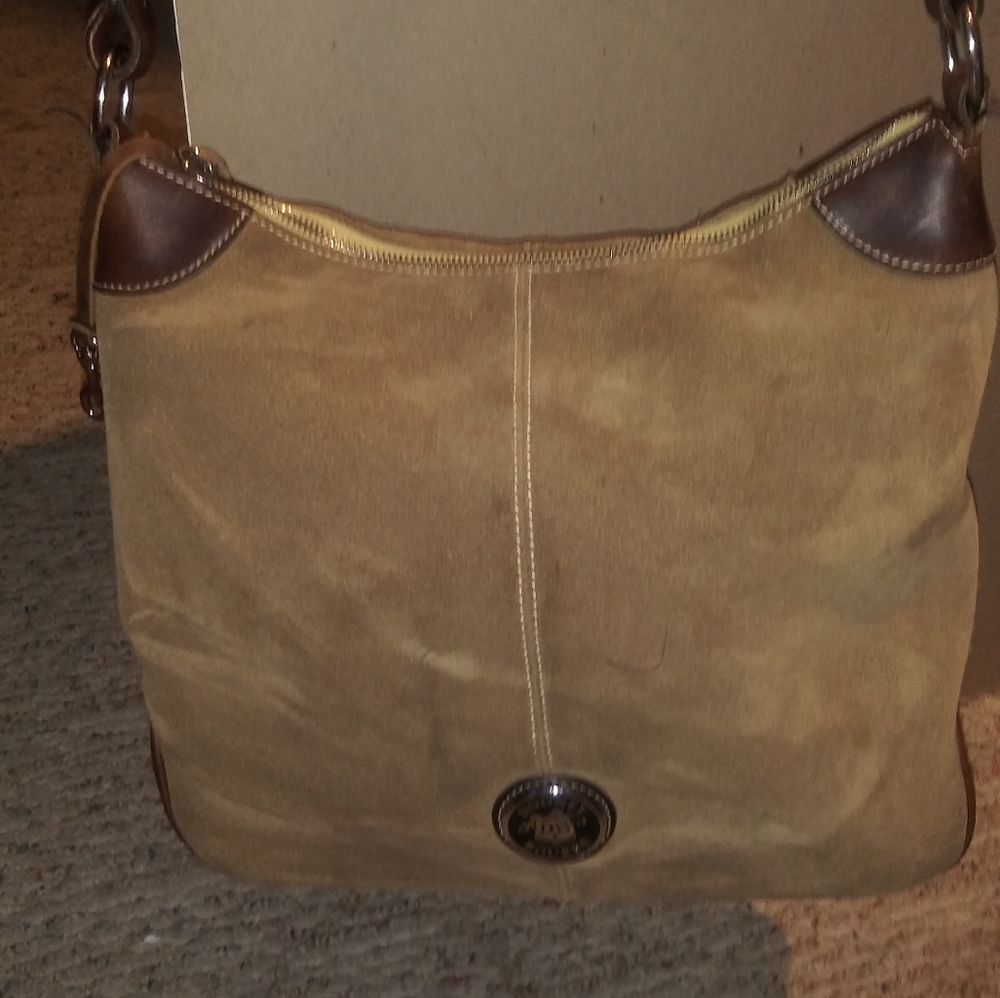 Dooney Bourke vintage suede hobo purse
